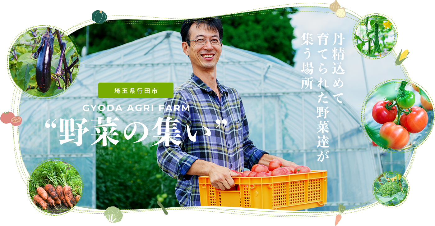 丹精込めて育てられた野菜達が集う場所